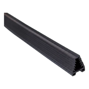 Uszczelka pochwytu balustradowego na szkło 16–17,5 mm, profil 24x24 mm, długość 5 m
