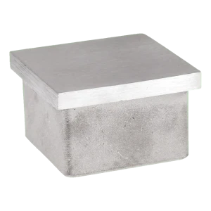 Zaślepka wbijana do profilu kwadratowego 40×40×2 mm – stal nierdzewna AISI 304 satyna