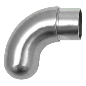 PINOX zakończenie pochwytu balustrady – kolano zamknięte okrągłe 42,4 mm satyna