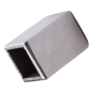Zaślepka zakończenia pręta balustrady 10×10 mm AISI 304 satyna
