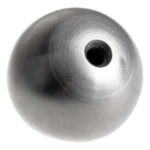 Kula wkręcana pełna fi 25 mm do balustrady – stal nierdzewna AISI 304 satyna, gwint M8