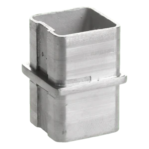 Łącznik prosty wklejany do profilu balustradowego 40x40 mm – stal nierdzewna AISI 304 satyna
