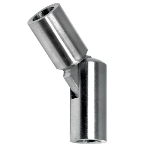 Postal – kolano przegubowe balustradowe 90°–180° do pręta fi 12 mm, AISI 304 satyna