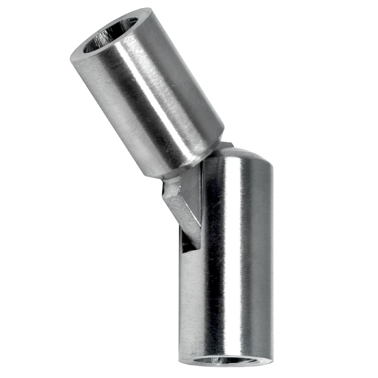 Postal – kolano przegubowe balustradowe 90°–180° do pręta fi 12 mm, AISI 304 satyna 001-146 (1)