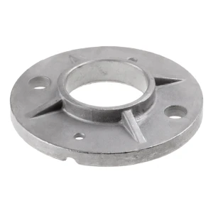 Stopa montażowa kołnierzowa do balustrady ⌀42,4 mm – stalowa z otworami