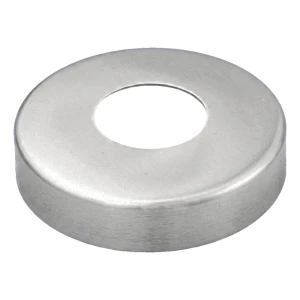 Rozeta maskująca okrągła do rury fi 12 mm – stal nierdzewna AISI 304, satyna, Ø75 mm