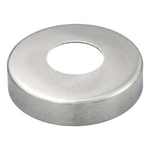 Rozeta maskująca do rury Ø42,4 mm – stal nierdzewna AISI 304 satyna Ø90 mm