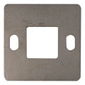 Podstawa słupa balustradowego do spawania 100×100 mm – stal nierdzewna AISI 304, system 40×40 001-162 (1)
