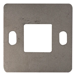 Podstawa słupa balustradowego do spawania 100×100 mm – stal nierdzewna AISI 304, system 40×40