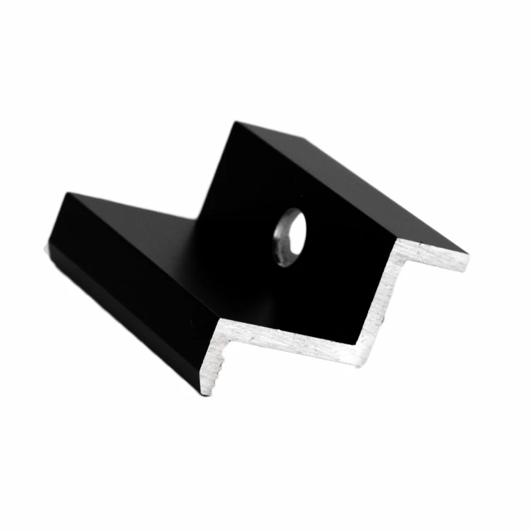 Klema dociskowa boczna H32 Aluminium 6060 Otwór M8 Anodowany PV-03-04