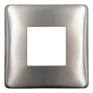 Rozeta maskująca kwadratowa 90×90 mm do profilu balustradowego 40×40 – stal AISI 304 satyna
