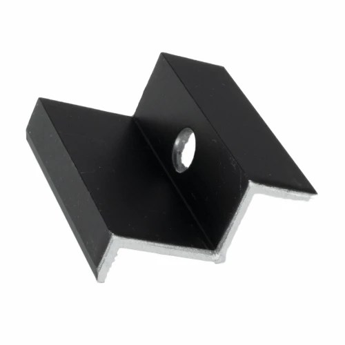 Klema dociskowa boczna H35 Aluminium 6060 Otwór M8 Anodowany PV-03-06