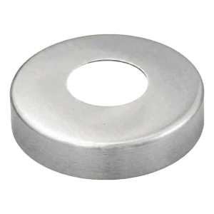 Rozeta maskująca okrągła do balustrady nierdzewnej – rura Ø42,4 mm, satyna AISI 304
