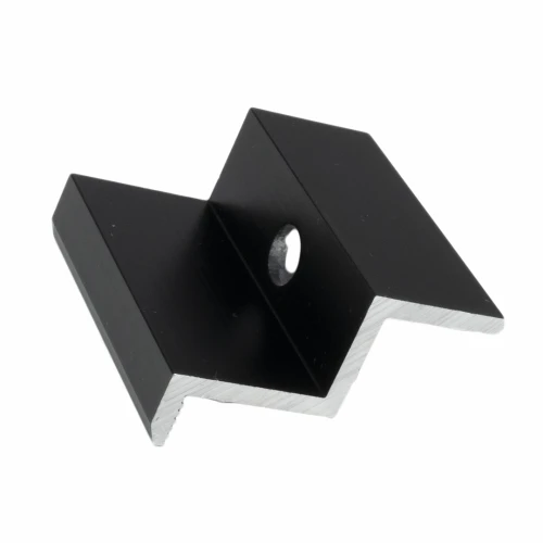 Klema dociskowa boczna H40 Aluminium 6060 Otwór M8 Anodowany PV-03-10