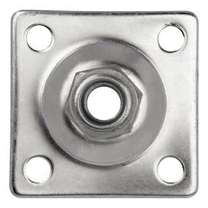 PSG szyld pod zawias regulowany M16 80×80 mm – stal nierdzewna AISI 304