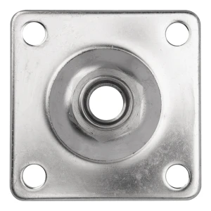 PSG szyld pod zawias regulowany M20 – stal nierdzewna AISI 304, 100×100 mm
