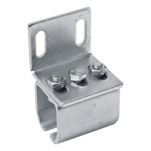 PSG wieszak boczny do szyny bramy przesuwnej 50×46 mm – ocynkowany, regulowany
