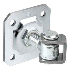 Comunello – zawias regulowany do bram skrzydłowych M20, płytka 100×100 mm