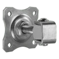 Zawias regulowany bramowy z szyldem ozdobnym M16 80×80 mm stalowy ocynkowany 001-363 (1)