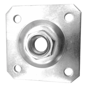 PLATER szyld ozdobny 100×100×4 mm pod zawias regulowany M20 ocynkowany