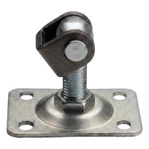 Zawias regulowany bramowy M20 z szyldem prostokątnym 110×75 mm stalowy ocynkowany
