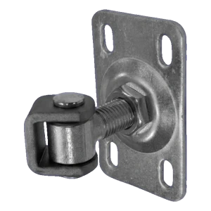 Zawias regulowany bramowy M20 stalowy z podstawą 120×75 mm