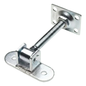 PSG zawias regulowany bramowy M16 z szyldem 115×40 mm i platerem 75×55×3 mm