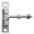 Zawias regulowany bramowy M12 ocynkowany – szyld 130×30 mm 001-417 (1)