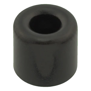 Odbojnik drzwiowy gumowy przykręcany czarny Ø40 mm H28 mm