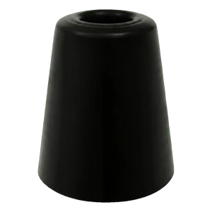 Gumowy odbojnik podłogowy do drzwi 70 mm czarny – duży, bez kołka