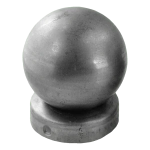 Daszek ogrodzeniowy stalowy na słupek Fi 48 mm z kulą ozdobną Fi 60 mm
