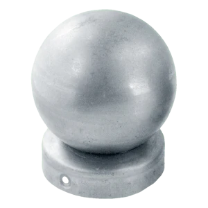Daszek ogrodzeniowy okrągły fi 80 mm z kulą fi 80 mm – stal ocynkowana