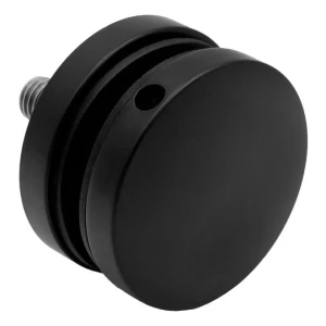 Uchwyt punktowy do szkła 8-17,52 mm fi 50/8/M10x50 AISI 304 system płaski czarny