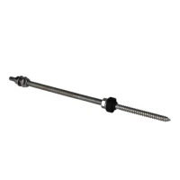 Śruba z Podwójnym Gwintem (dwugwint) do Adapterów i Trójkątów - M10x300