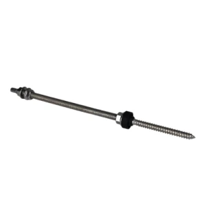 Śruba z Podwójnym Gwintem (dwugwint) do Adapterów i Trójkątów - M10x300