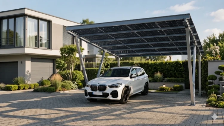 Carport Wiata samochodowa VICA 2 cars SOLO GPV-105-02 (2)
