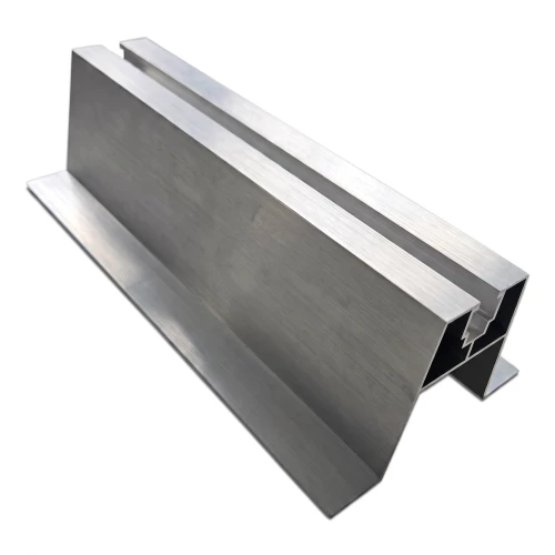 Mostek trapezowy skośny z uszczelką EPDM H63 L330 – aluminiowy adapter dachowy PV 001-776 (1)