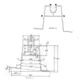 Mostek trapezowy skośny z uszczelką EPDM H63 L330 – aluminiowy adapter dachowy PV 001-776 (2)