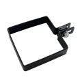 Obejma końcowa do paneli ogrodzeniowych 100x100 mm czarna 000-782 (1)