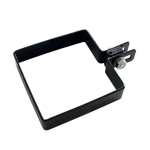 Obejma końcowa do paneli ogrodzeniowych 100x100 mm czarna