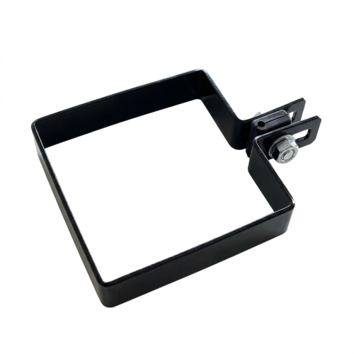 Obejma końcowa do paneli ogrodzeniowych 100x100 mm czarna 000-782 (1)