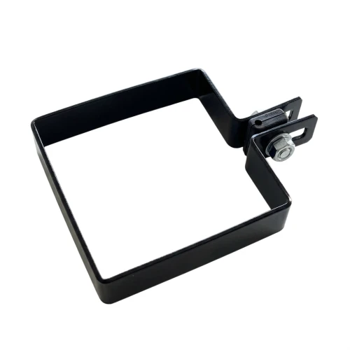 Obejma końcowa do paneli ogrodzeniowych 100x100 mm czarna 000-782 (1)