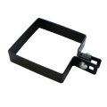 Obejma końcowa do paneli ogrodzeniowych 100x100 mm czarna 000-782 (2)