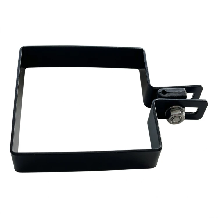 Obejma końcowa do paneli ogrodzeniowych 100x100 mm czarna 000-782 (3)