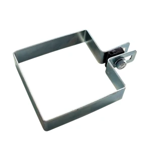 Obejma końcowa do paneli ogrodzeniowych 100x100 mm ocynk