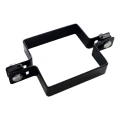 Obejma pośrednia do paneli ogrodzeniowych 100×100 mm czarna 000-778 (1)