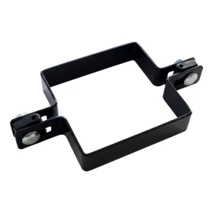 Obejma pośrednia do paneli ogrodzeniowych 100×100 mm czarna