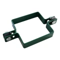 Obejma pośrednia do paneli ogrodzeniowych 100x100 mm zielona 000-779 (1)