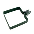 Obejma końcowa do paneli ogrodzeniowych 100×100 mm zielona 000-783 (1)