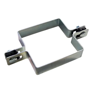 Obejma pośrednia do paneli ogrodzeniowych 100x100 mm ocynk